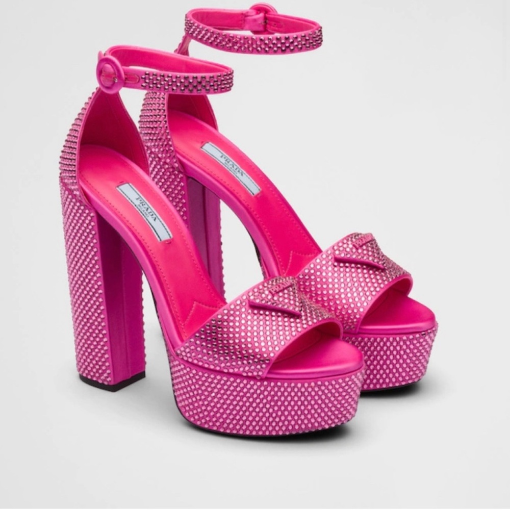 Pink Prada Platforms